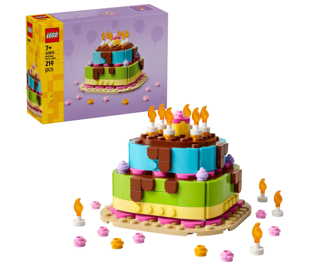 LEGO ICONIC 40815 Tort na przyjęcie urodzinowe - 1529759 - zdjęcie 2